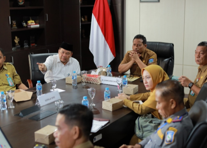 Sekda Babel Fery Mengikuti Rapat Koordinasi (Rakor) Pengendalian Inflasi Yang dipimpin Langsung Mendagri