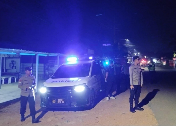 Cegah Geng Motor Meresahkan, Polresta Pangkalpinang Gelar Patroli di Titik Keramaian Malam Hari