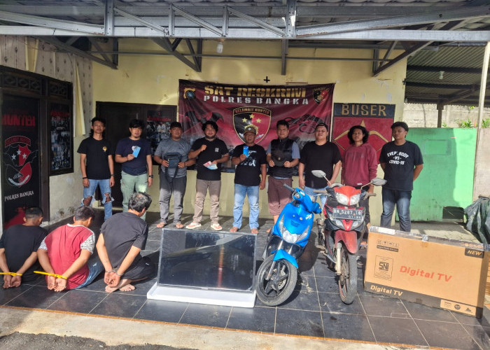 Uang Hasil Curian Ludes untuk Sabu dan Judi Online, Tiga Pembobol Rumah di Merawang Diringkus Polisi