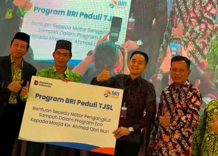 BRI Peduli Bantu Masjid KH Ahmad Qori Nuri Ogan Ilir