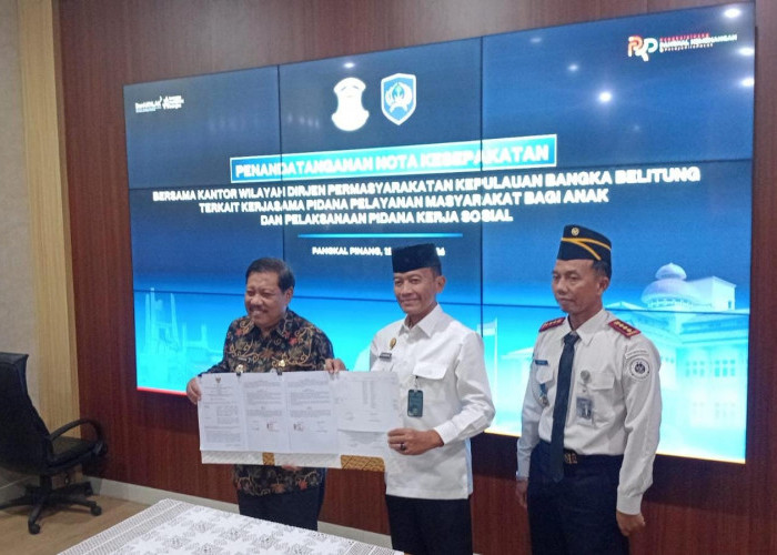 Pemkot dan Ditjenpas Babel Gelar Nota Kesepakatan Pidana Pelayanan Masyarakat Bagi Anak & Pidana Kerja Sosial