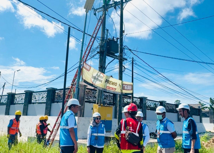 GM PLN Babel Gelar Sidak K3 di Lokasi Pekerjaan Jaringan Distribusi 20 kV