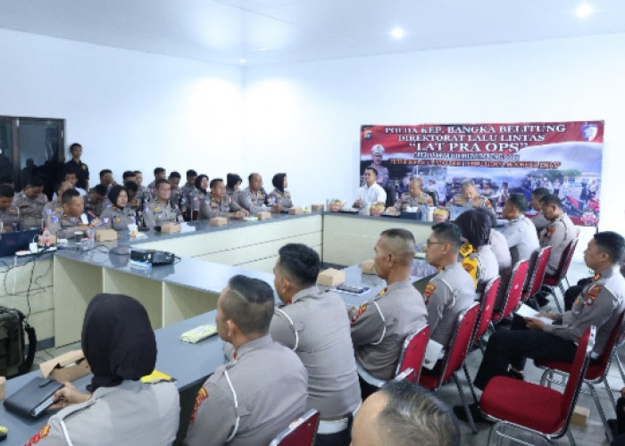 Dit Lantas Polda Babel Gelar Latpraops Jelang Operasi Patuh Menumbing 2025