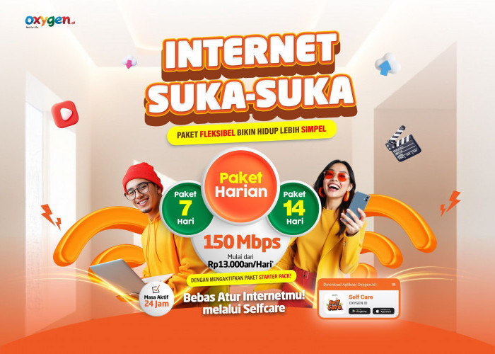 Oxygen.id Luncurkan Internet Suka-Suka, Unlimited Mulai Rp13 Ribuan