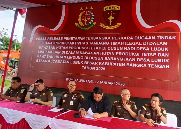 Tersangka Kasus Tipikor Hutan Lubuk Besar dan Nadi Ada 4 Orang?