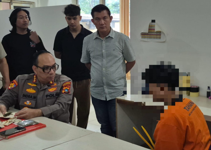 2 Pria Ditangkap dalam Sehari, Polresta Pangkalpinang Sita Ganja Hampir 118 Gram