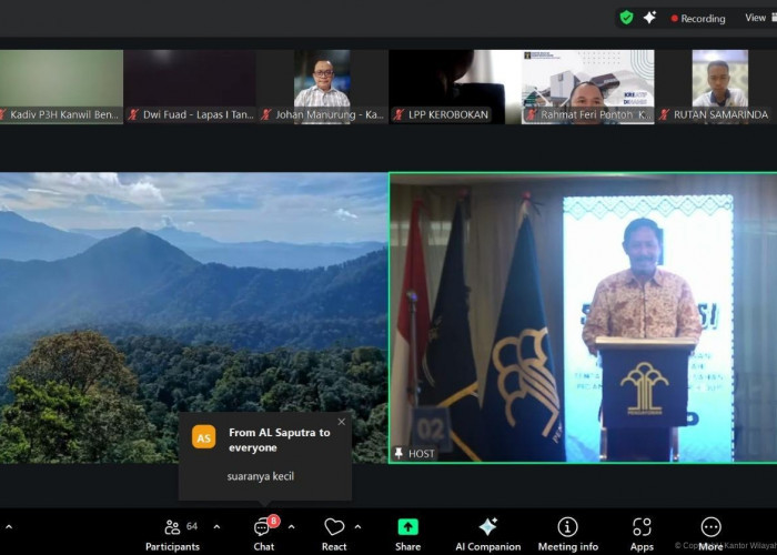 Kanwil Kemenkum Babel Ikuti Sosialisasi RPP Tata Cara Perubahan Pidana Seumur Hidup dan Pidana Mati