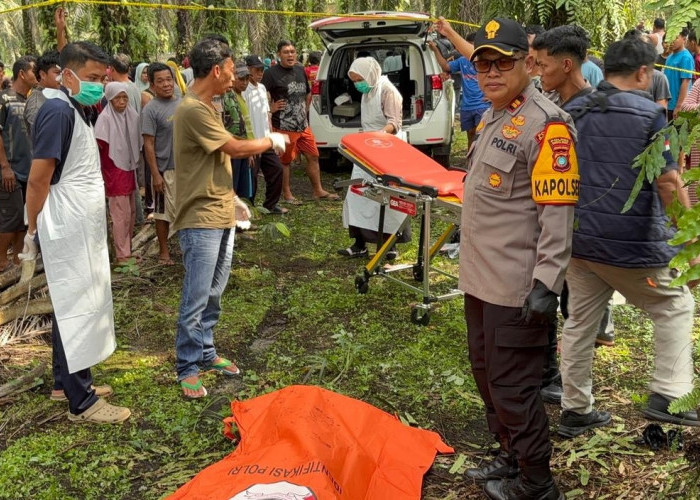 Temuan Mayat Terikat Berdiri di Pohon Sawit di Desa Bulin Masih Mistrius