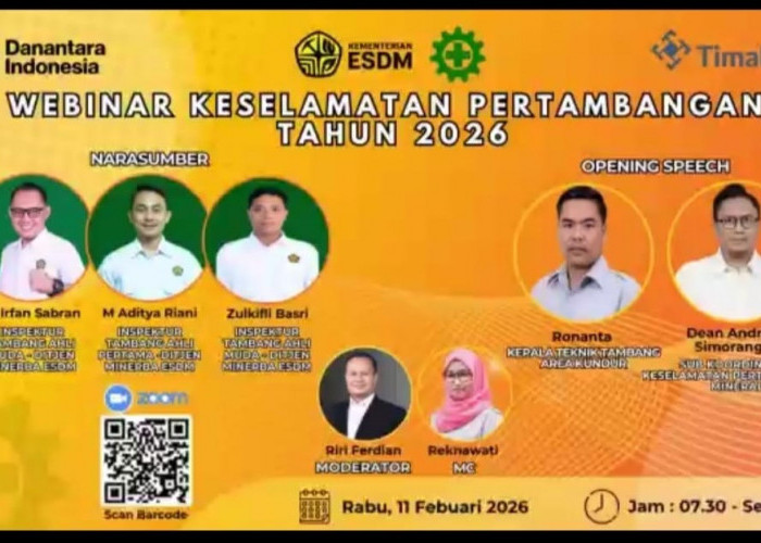 Perkuat Budaya Keselamatan Perusahaan, PT Timah Tbk Gelar Webinar Keselamatan Pertambangan