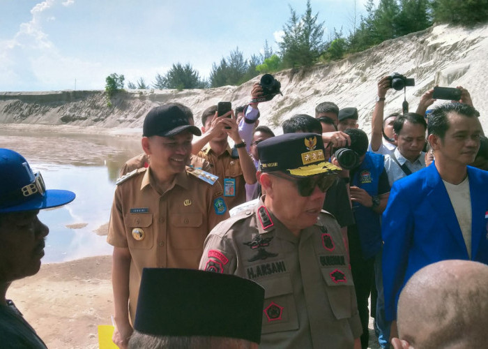 Tinjau Muara Air Kantung, Gubernur Hidayat Cari Solusi Pengerukan