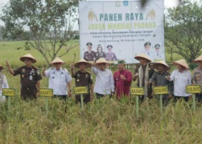 Sinergi Adhyaksa dan Pemerintah, Desa Namang Jadi Simbol Ketahanan Pangan Bangka Tengah