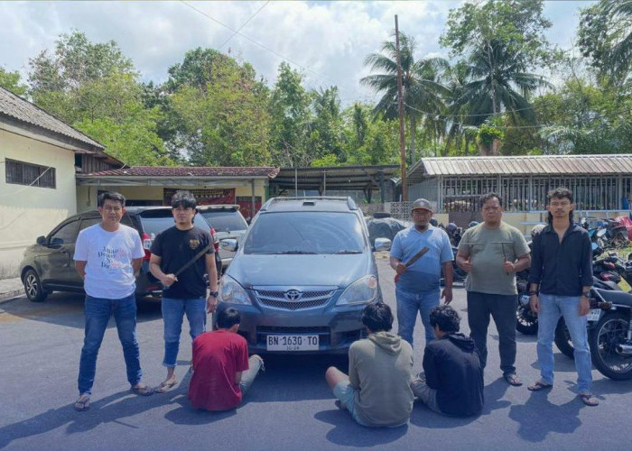 Sikat Spesialis Pencuri Baja Ringan, Tim Kelambit Polres Bangka Ringkus 3 Pelaku!