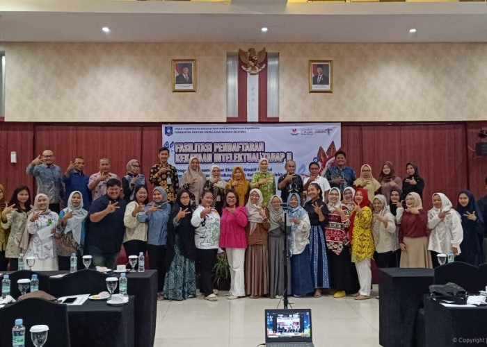 Disparbudkepora Provinsi Bangka Belitung Gandeng Analis KI Kanwil Kemenkum Babel Daftarkan 65 Merek