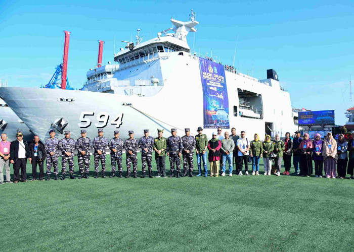 Bank Sumsel Babel Dukung Program Mudik Lebaran Masyarakat Bangka Belitung Bersama TNI Angkatan Laut