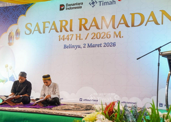 PT Timah Dukung Ketahanan Pangan Warga di Bulan Ramadan Lewat Bantuan Sembako 