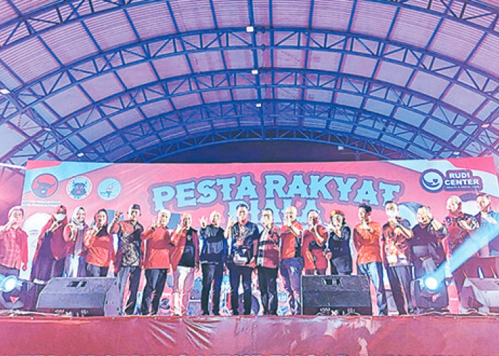 Festival Pesta Rakyat oleh PDIP dan Rudi Center Disambut Antusiasme Warga Pangkalpinang