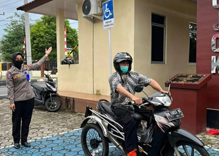 HUT ke-67 Lalu Lintas, Satlantas Polres Pangkalpinang Sosialisasi SIM Bagi Penyandang Disabilitas