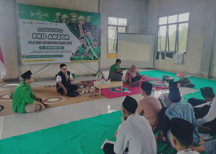 Bijak dalam Bersosial Media dan Bullying, PWI Basel Isi Materi di PKD Ansor 2025 