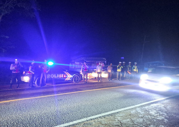 Antisipasi Geng Motor, Polresta Pangkalpinang Patroli di Perbatasan Kota