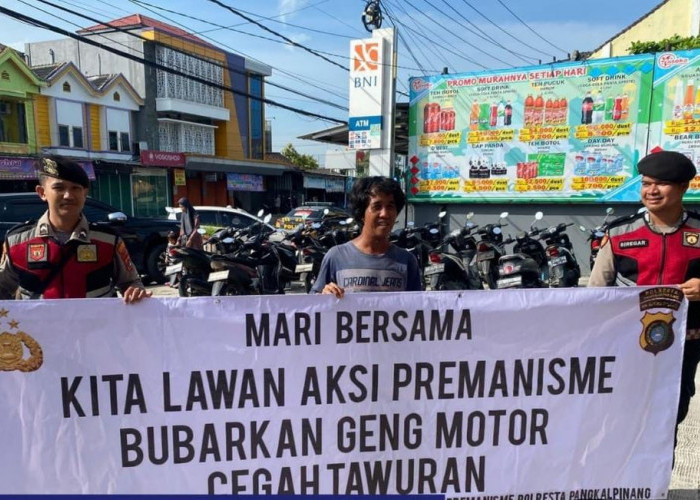 Polresta Pangkalpinang Gencarkan Sosialisasi Berantas Aksi Premanisme dan Geng Motor