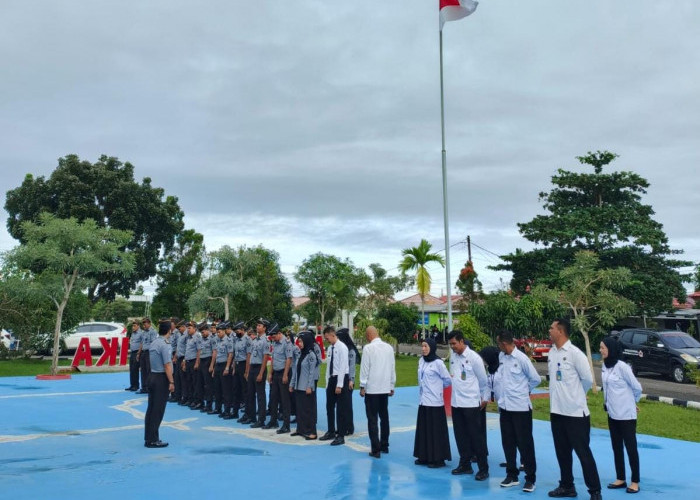 Wujudkan Sinergitas, Lapas Narkotika Pangkalpinang Gelar Apel Bersama BNN Kota Pangkalpinang