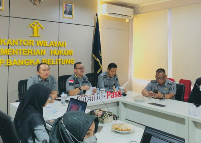 Kanwil Kemenkum Babel Harmonisasikan Ranperda dan Ranperkada Kabupaten Belitung Timur
