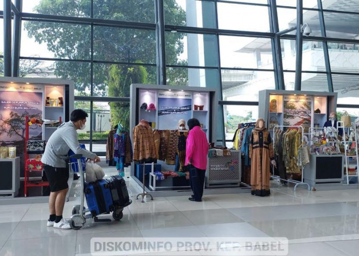 Bazar UMKM Khas Kep. Babel di Bandara Soetta, Ajang Promosi Sekaligus Bidik Wisatawan 