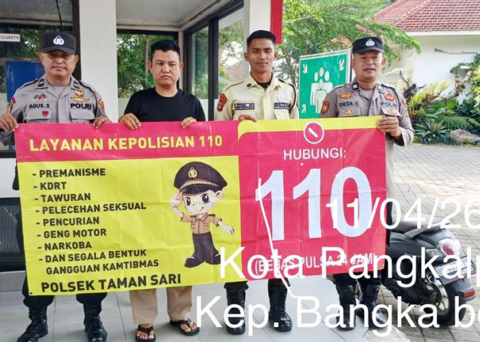 Jaga Kamtibmas Lewat Patroli, Polsek Taman Sari Imbau Warga Manfaatkan  Layanan 110