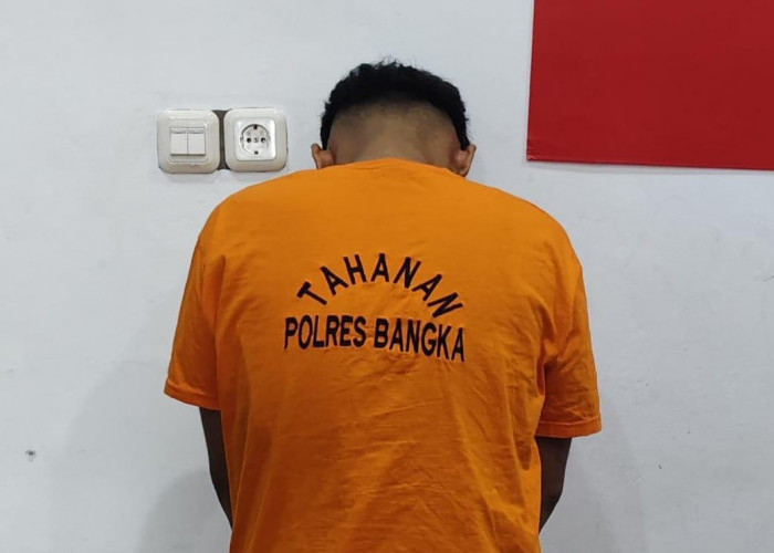 Gerak-Gerik Mencurigakan di Depan SD, Pemuda di Sungailiat Diciduk dengan 64 Paket Sabu