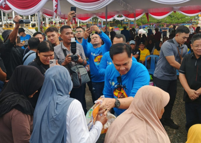 IKM Babel 'Balik Kampung' Salurkan  14 Ton Beras