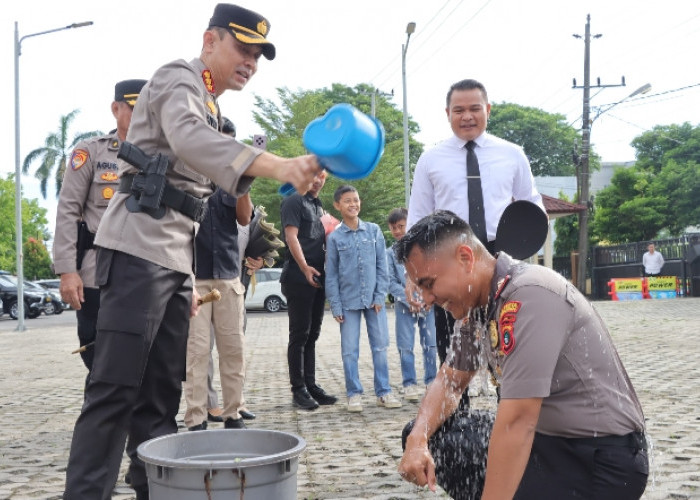 Selamat!!! 77 Personel Polresta Pangkalpinang Naik Pangkat, Ini Pesan Kapolresta Kombes Pol Gatot Yulianto