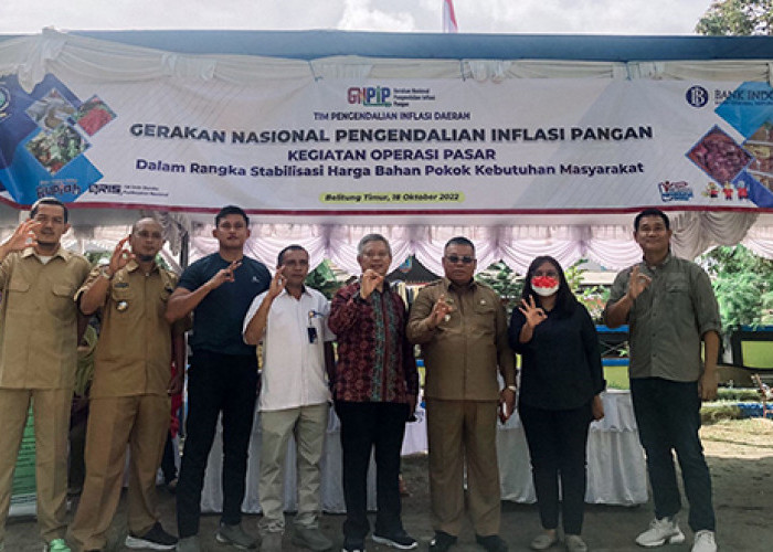 Kendalikan Inflasi Pangan, Operasi Pasar Kembali Digelar di Kabupaten Belitung dan Belitung Timur