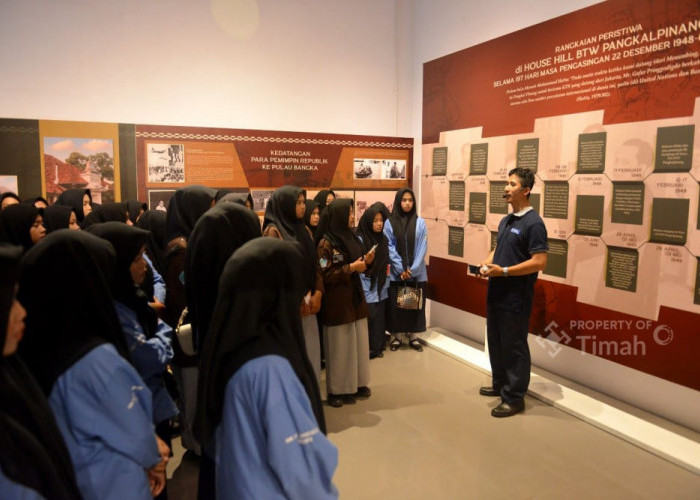 Museum Timah Indonesia Pangkalpinang Jadi Ruang Belajar Siswa, Teknologi Kapal Isap Tarik Perhatian Pelajar 