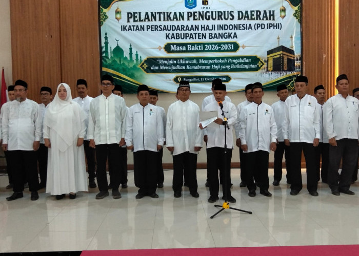 Ahmad Zakwan Resmi Pimpin PD IPHI Kabupaten Bangka Periode 2026–2031