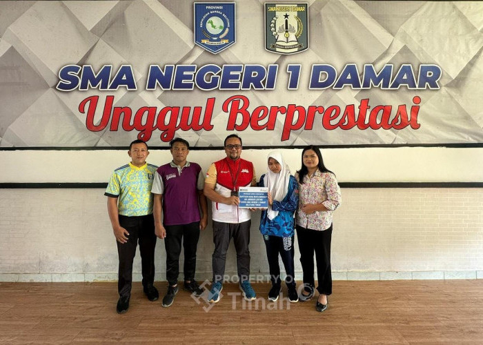PT Timah Tbk Bantu Biaya Pengobatan Anggun, Siswa SMAN 1 Damar di Belitung Timur 