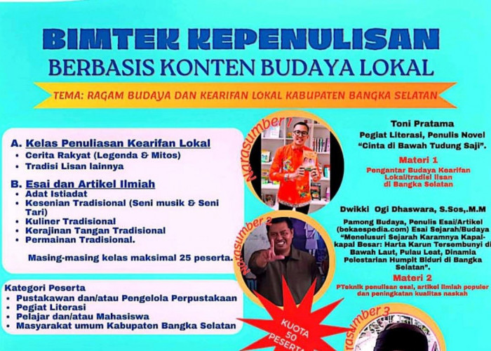 Meningkatkan Budaya Membaca dan Kompetensi Menulis, Pemkab Basel Buka Pekan Literasi 