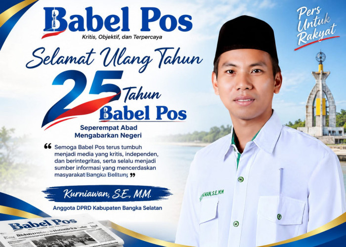 Seperempat Abad Babel Pos, Kurniawan Dorong Pers Tetap Kritis dan Berintegritas