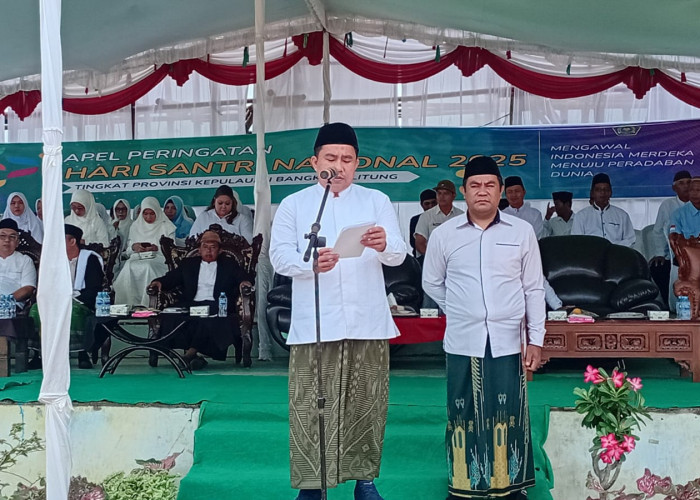 Di Hari Santri 2025, Kemenag Babel Sampaikan Kabar Gembira Bagi Ponpes