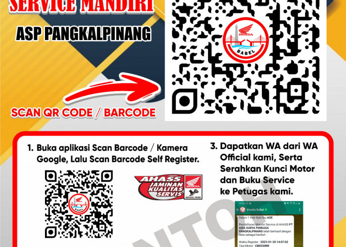 Cara Mudah Daftar Servis Motor Honda dengan Self Register