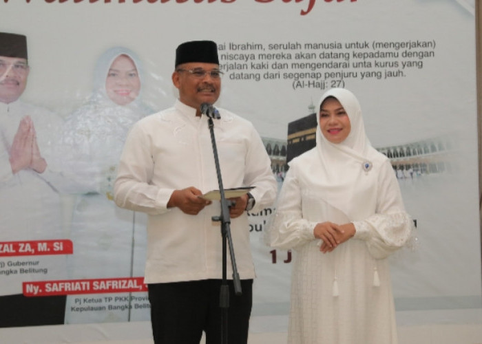 Walimatus Safar Jelang Ibadah Haji, Pj Gubernur Safrizal Beserta Istri Mohon Doa