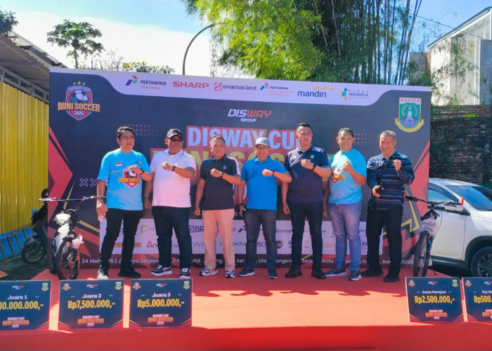 Wartawan Jadetabek Ramaikan Minisoccer Disway Cup 2025