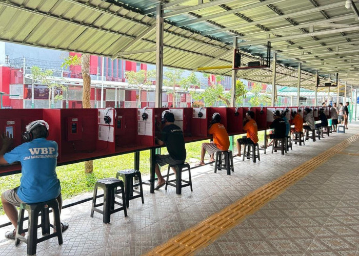 Wujudkan Lapas Tertib dan Bebas Halinar, Lapastik Pangkalpinang Hadirkan Wartelsuspas untuk Warga Binaan