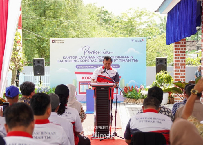 PT TIMAH Tbk Resmikan Kantor Layanan Koperasi Binaan untuk Perkuat Kemitraan Tambang dan Ekonomi Lokal