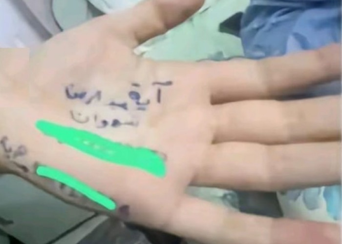  Tertulis Nama di Telapak Tangan Anak-anak Palestina di Gaza, Siap Syahid