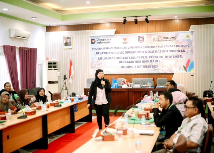 HUB UMK PLN Babel Gelar Pelatihan Public Speaking dan Negosiasi Bisnis, Dukung UMK Go Global