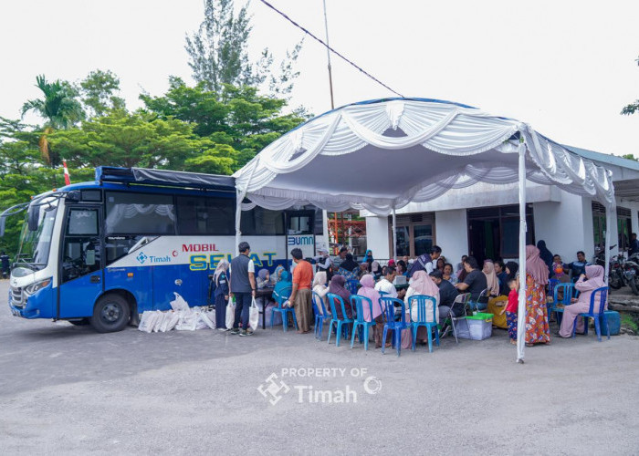 Ratusan Warga Belinyu Manfaatkan Layanan Kesehatan Gratis di Mobil Sehat PT Timah