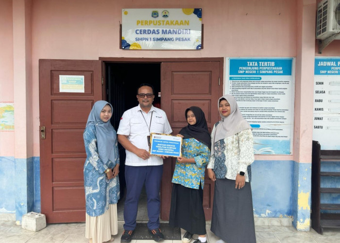 PT TIMAH Dukung Inovasi dan Penelitian Pelajar SMP N 1 Simpang Pesak Olah Gedebong Pisang Jadi Sambalingkung 