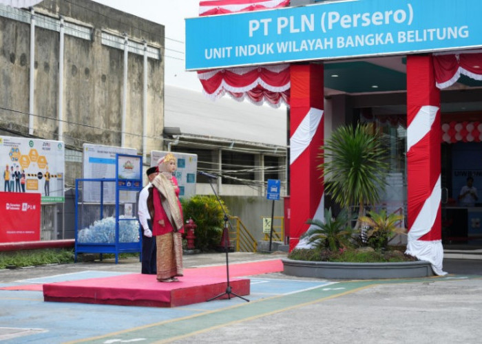 PLN UIW Babel Gelar Upacara HUT ke-80 RI, Teguhkan Semangat Pengabdian untuk Negeri