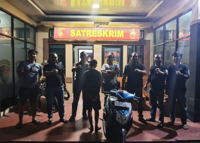 Tim URC Polres Bangka Selatan Ringkus Pencuri Motor Di Toboali, Gadai Motor Curian Demi Utang 200 Ribu