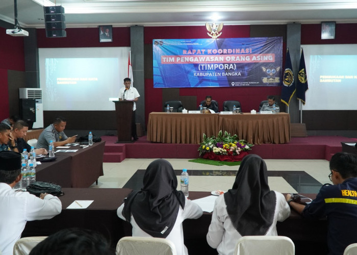 Bahas Isu-isu Aktual, Imigrasi Pangkalpinang Gelar Rakor TIMPORA di Kabupaten Bangka